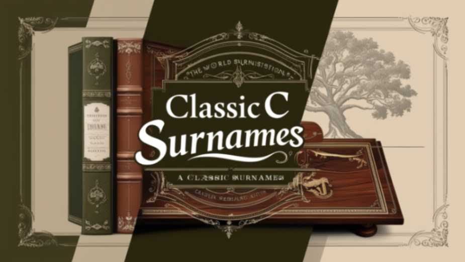490+ Popular Last Names That Start with C: Origins, Significance & More 2 Classic and traditionall last names that start with C