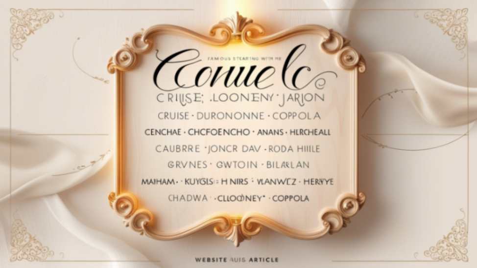 490+ Popular Last Names That Start with C: Origins, Significance & More 3 Famous C surnames which are used by famous people