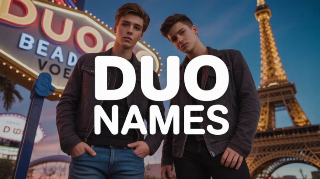 617+ Best Duo Names to Steal the Spotlight with Your Partner 3 A list of cool duo names for guys.